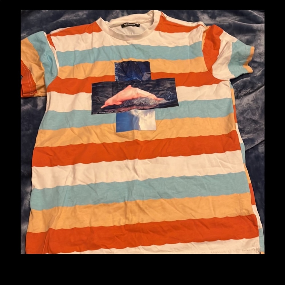 Pink dolphin shirt size medium